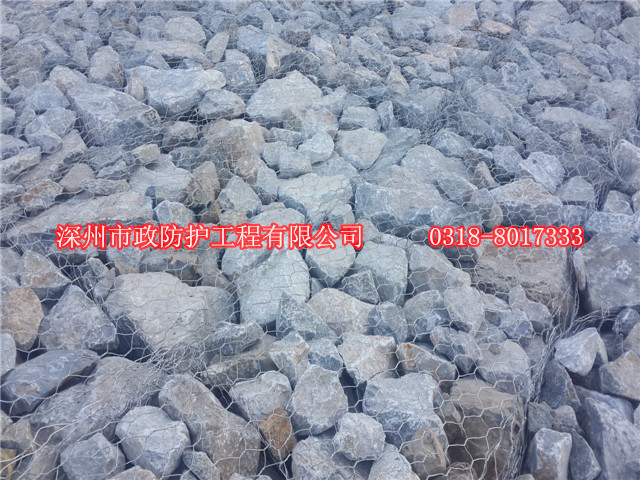 新疆宾格石笼网填充料施工